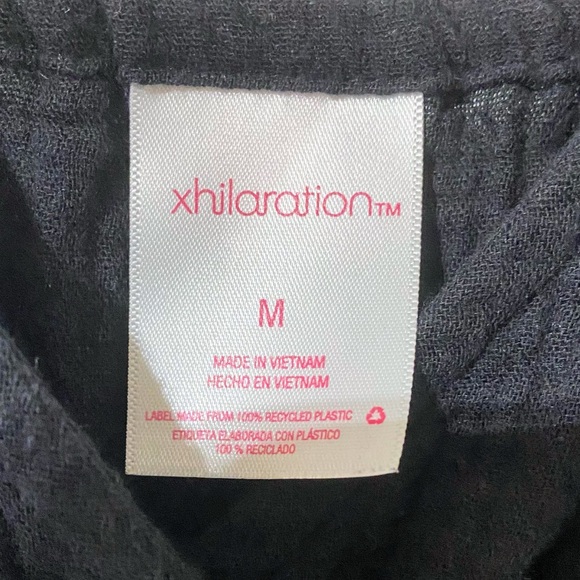 Xhilarion Women’s Black Swimsuit Coverup size Medium NWOT🌸 - Picture 3 of 9